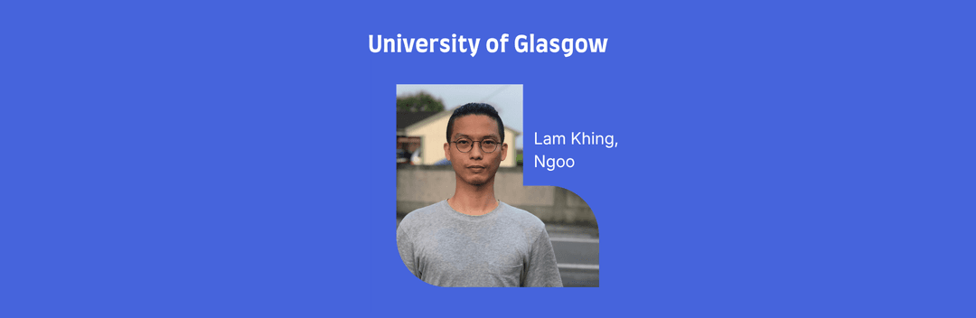 Student applied for UK University and sharing banner