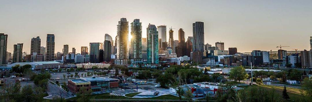 landscape image of high rise buildings