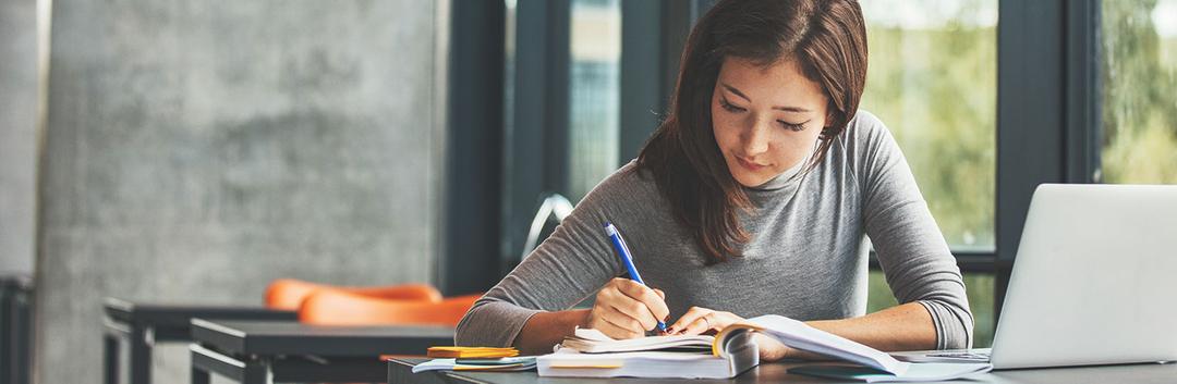 Girl Studying