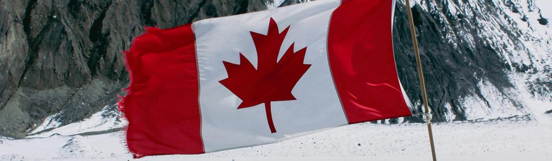 Canadian flag in Whistler.