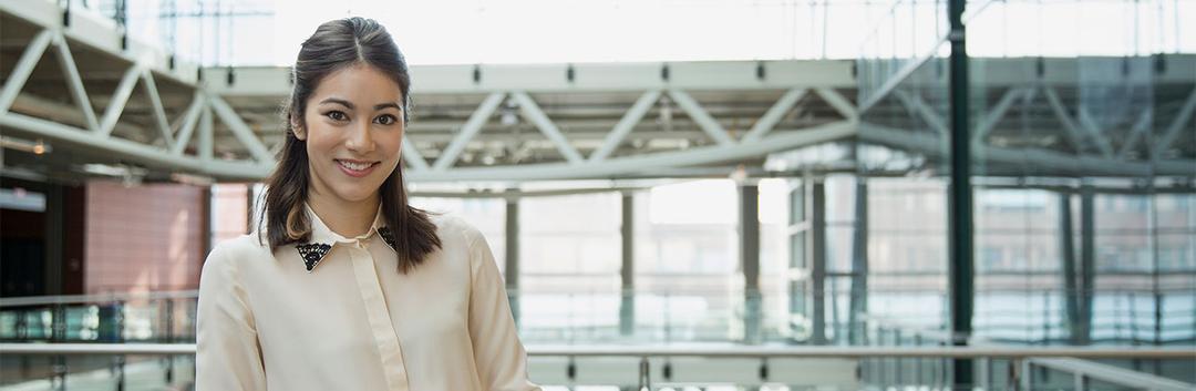 woman in corporate attire