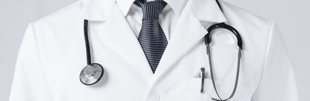 a stethoscope hanging over the doctor