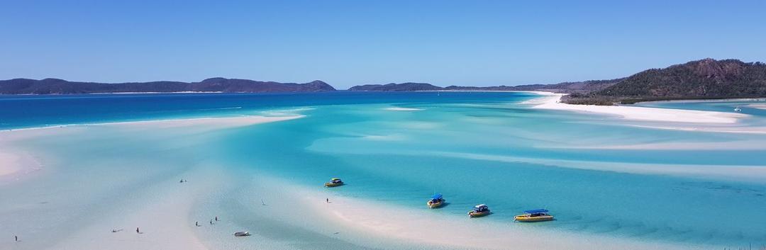 Beach with clear water in Australia