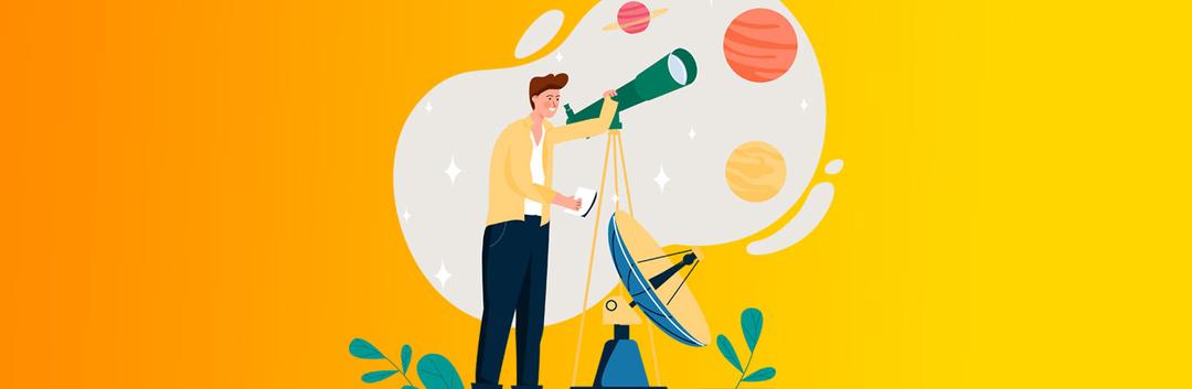 doodle related to astronomy