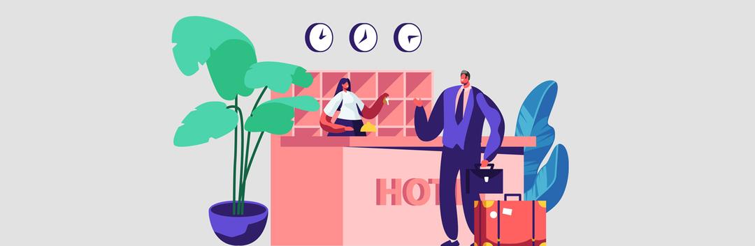 Hotel Management Illustration