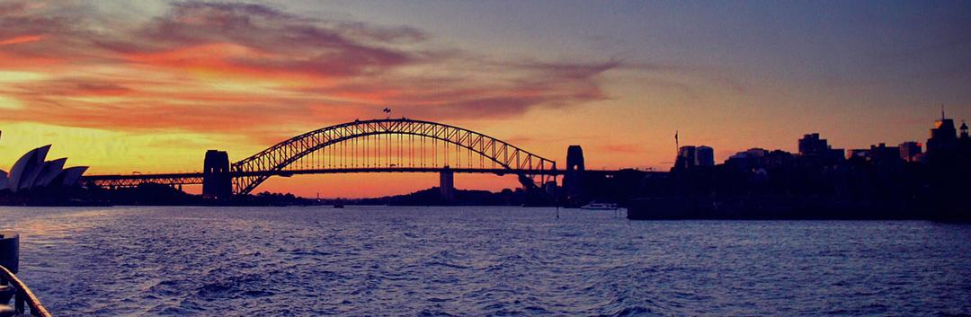 Landscape image of a bridge in Australia